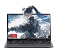 Tivique Ordinateur Portable 15,6" FHD Ryzen 5 7430U Processor up to 4,3 GHz PC Portable Gamer 16Go RAM DDR4*2, 512Go M.2 SSD PC Portable Gaming, BT5.0,USB3.2,HDMI,Type-C, Batterie 54,7 Wh, WiFi 6.0