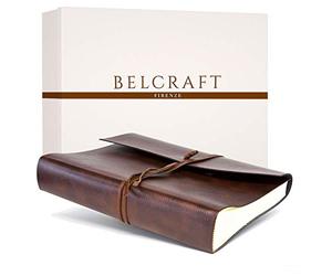 Tivoli Album Photo en Cuir recy e fabrication Artisanale Italienne, A4 (23x30 cm) Brun