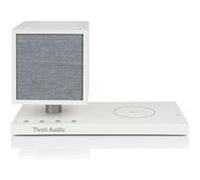 Tivoli Audio Enceinte Lumineuse Bluetooth 5.0 Série Revive avec Fonction Chargeur Sans Fil Qi Blanc Blanc G