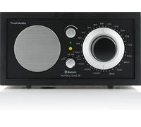 Tivoli Audio Model ONE Bluetooth - Poste Radio Vintage Retro en Bois - Petite Radio Cuisine AM/FM sur Secteur - Entrée Jack - Enceinte Bluetooth Radio Transistor Design - Noir