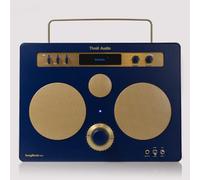 Tivoli Audio Songbook Max, Premium Bluetooth Sound System with FM, 1/4" Auxiliary Input and Built-in Preamp (Bleu/Or)