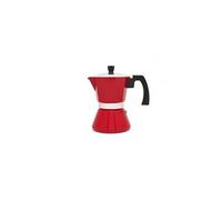Leopold Vienna Cafetière italienne à Espresso Tivoli pour 6 tasses, rouge