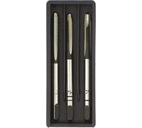 Tivoly 1050012100150 Jeu de 3 Tarauds Main Acier Au Chrome, Métrique Ø M10*150