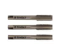 Tivoly 1050051140200 Jeu de 3 Tarauds Main Hss, Din T Line Ø M14*200