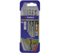 Tivoly 10804470002 Coffret de Forets 2en1 Bois-Metal Technic Gradués, Gris, Bronze, Set de 6 Pièces Gris G