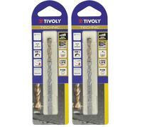 Tivoly 10960520400 Foret Béton Technic Gradué, Gris (Lot de 2)