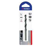 TIVOLY 11436720100 - Blister Broca HSS rectificada cilíndrica TSX Serie corta diámetro 1 mm largo 34 mm profundidad de corte 12 mm (Envase de 2 pz.)