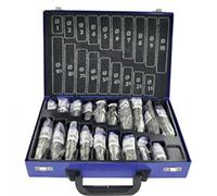 Tivoly 11451070024 Coffret 170pcs de Forets Acier Rapide HSS RECTIF pour le métal | V170 |, Ø1 à Ø8mm x 10pcs et x5pcs jusqu'à Ø10mm