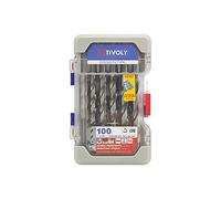 Tivoly 11452070003 Coffret RANGER 100 forets métaux HSS taillés meulés pointe en croix Ø 1 à 13mm ESSENTIAL