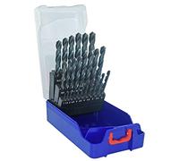 Tivoly - 11453070017 Jeu de forets HSS TSX cylindriques pointe en croix 25 pièces Ø 1>13 mm