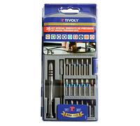 Tivoly 11501570026 Coffret de Embouts de Vissage de Précision, Gris, Set de 35 Pièces