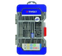 TIVOLY 11501570045 Coffret 103 pcs Embouts de vissage courts et Longs
