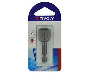 Tivoly 11501920600 Noix de Serrage Magnétique Hexa Femelle Ø 6mm, Queue Hexa 6,35mm