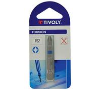 TIVOLY 11520720100 - Puntas de atornillado TORSIÓN Pozidriv N1 largo 50 mm