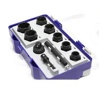 Tivoly 11521470002 Douilles d'extraction, Noir, Set de 10 Pièces