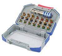 Tivoly 11521572003 Coffret 22pcs d'embouts de Vissage Torsion Tin, Contient 3 Pz, 3ph, 7tx, 4hex, 4fe, 1 Porte-embouts