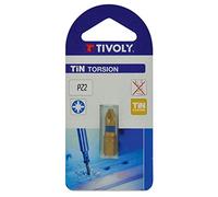 Tivoly 11522220300 Embout de Vissage Torsion Tin pour Vis Pozidriv Pz3