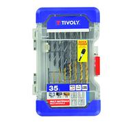 Tivoly Mallette mixte forets et embouts 1/4" hexa – 35 pièces (11901170049)