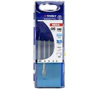 Tivoly 12000770001 Coffrets 5 Forets Verre Technic, Queue Hexa, Ø3, 4, 5, 6, 8mm