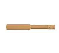 Tivoly 12000921000 Blister de 1 Foret Céram Diamond Dry Technic, Or, Ø 10 mm