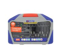 Tivoly 29 pièces- 23 embouts torsion impact + 5 noix de serrage Ø 6 à 13mm+ 1 pote-embout impact à puissant aimant circulaire -SHOCK SERIES