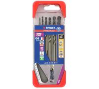 Tivoly • 6 forets métaux LAZER HSSE8 (cobalt 8%) revêtu INCOCUT Ø 2 à 8 mm PREMIUM