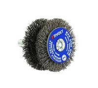 Brosse circulaire acier - spéciale barreaux - queue cylindrique TIVOLY