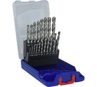 Tivoly Coffret 19 Forets Métaux Hss Rectifiés Pointe En Croix 1 à 10mm Par 1/2