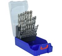 Tivoly • Coffret 25pcs de Forets Métaux rectifiés HSS, Ø1 à 13mm par 1/2mm