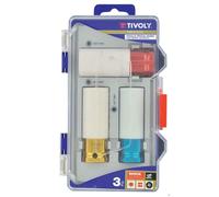 Tivoly • Coffret 3 pcs Douilles à choc 1/2"" spécial roues de voiture