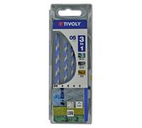 Tivoly • Coffret 5 forets 3en1 multi-materiaux Ø 3 à 8mm