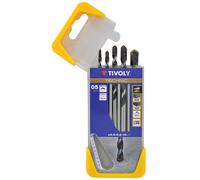 Tivoly • Coffret 5 forets béton gradués SLR Ø 4 à 10mm