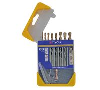 Tivoly • Coffret 8pcs Forets Beton Technic Gradués contenant les