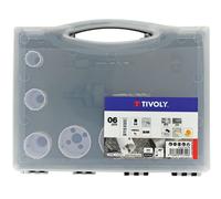 Tivoly • Coffret 8pcs Scie Cloche BIM D22-68mm pour Métal Bois Durs