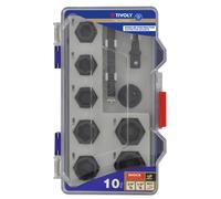 Tivoly • Coffret de 10pcs Douilles d'extraction entrée carrée femelle 3/8"