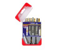 Extracteur TIVOLY Coffret professionnel 10 pieces 5 forets 5 extracteurs de Goujons et Vis cassés