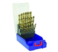 Tivoly • Coffret G 25pcs Forets HSS E5, taillé meulé cylindrique court.