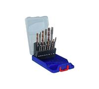 TIVOLY - Coffret Tarauds + Forets HSS Revêtus Fusio - Lot de 7 Tarauds M3/M4/M5/M6/M8/M10/M12 + 7 Forets Ø 2,5-3,3-4,2-5-6,8-8,5-10,2 mm