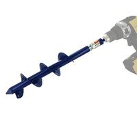 TIVOLY - Foret Tarière pour Perceuse - Ø80mm & L450mm - Acier Inoxydable - Tige Hexagonale Ø8mm - Mèche de Jardin - Forage du Sol Rapide et Facile - Pour la Plantation de Fleurs et Arbustes