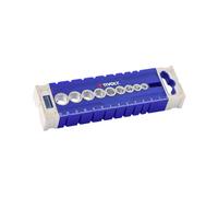 TIVOLY - Guide Perçage Pilot 5 - Pour Perçage Perpendiculaire du Bois et du Métal - Ø 4 à 12 mm, Bleu