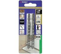 Tivoly Lames de scie sauteuse XT505526004 Skeleton Laser Cut Gris – Set de 2 pièces