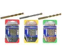 Tivoly - Lot de 3 coffrets clipster TECHNIC : 1 coffret de forets metal cobalt