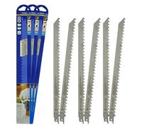 TIVOLY - Lot de Lames de Scie Sabre Spéciale Usage Alimentaire - 6 Lames Inox pour Découpe de Gibier, Viande, Os, Produits Surgelés, Glace
