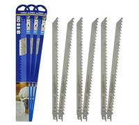 TIVOLY - Lot de Lames de Scie Sabre Spéciale Usage Alimentaire - 6 Lames Inox pour Découpe de Gibier, Viande, Os, Produits Surgelés, Glace