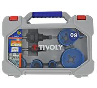 Tivoly • Mallette 9 pièces - 6 Scies cloches BIMETAL COBALT 8% PREMIUM Ø 22