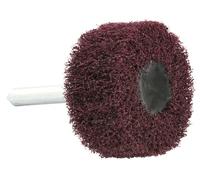 TIVOLY - Roue Abrasive en Mousse pour Perceuse Ø40mm - Nylon Extrudé + Grains Corindon - Grain 80 - Nettoyage et Décapage Tous Supports Bois et Métal