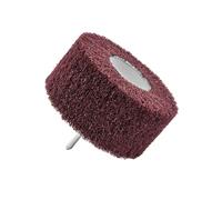 Tivoly – Roue abrasive en mousse pour perceuse – Nylon extrudé, corindon grain 80 – Bois & métal