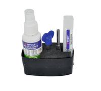 TIVOLY - Set Destructeur de Verrou - Lock Destroyer - 1 Foret Carbure court Ø 6mm + Huile de Coupe + Clé d'Ouverture