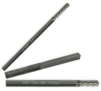 TIVOLY - Set Destructeur de Verrous - Lock Destroyer - 1 Foret Carbure Ø6mm + 2 Fraises Limes Carbure Ø4-6mm - Queue Cylindrique pour Meuleuse Droite