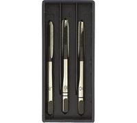 Tivoly Taraud main - Jeu de 3 - Acier au chrome - Ø 5 mm pas 0,8 - Blister